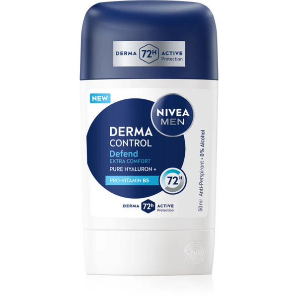  Nivea Men Derma Control Defend Antiperspirant Stick For Men 50 Ml 