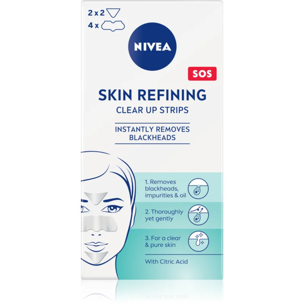  Nivea Skin Refining Cleansing Face Strips 6 Pc 