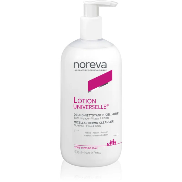  Noreva Lotion Universelle Micellar Dermo-cleanser Micellar Lotion For Face And Body For Sensitive Skin 500 Ml 