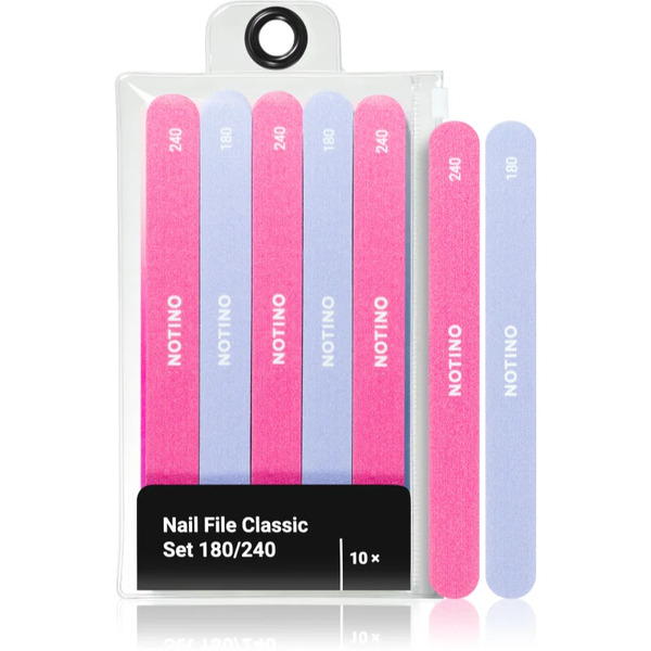  Notino Nail File Classic Set 180/240 Nail File Set 