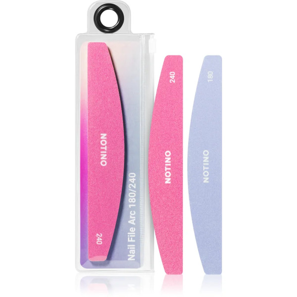  Notino Nail Tools Nail File Arc Classic Nail File With Two Grit Levels 180/240 1 Pc 
