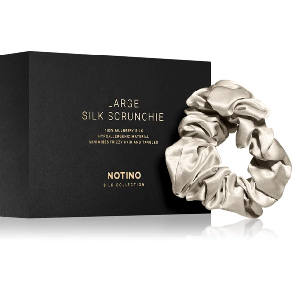  Notino Silk Collection Large Scrunchie Silk Scrunchie Cream 1 Pc 