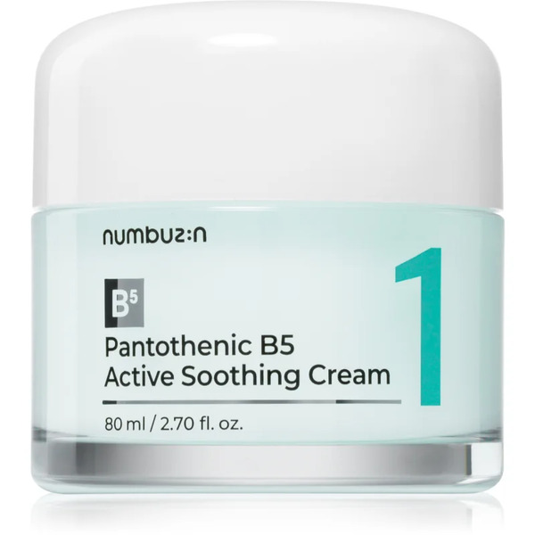  Numbuzin No. 1 Pantothenic B5 Active Soothing Cream Soothing Face Cream With Moisturising Effect 80 Ml 