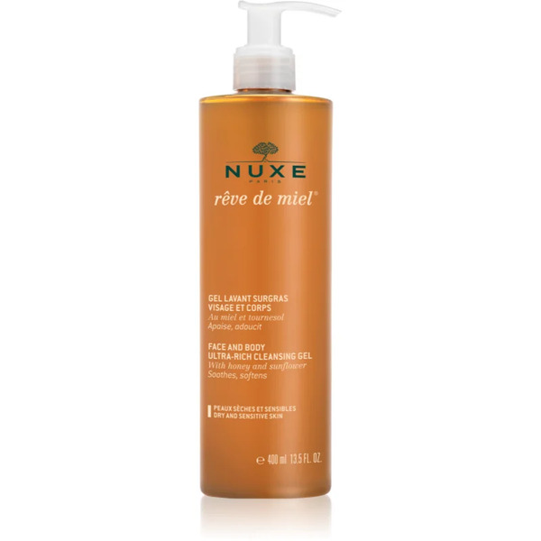  Nuxe Rêve De Miel Face And Body Ultra-rich Cleansing Gel Face And Body Ultra - Rich Cleansing Gel For Dry Skin 400 Ml 