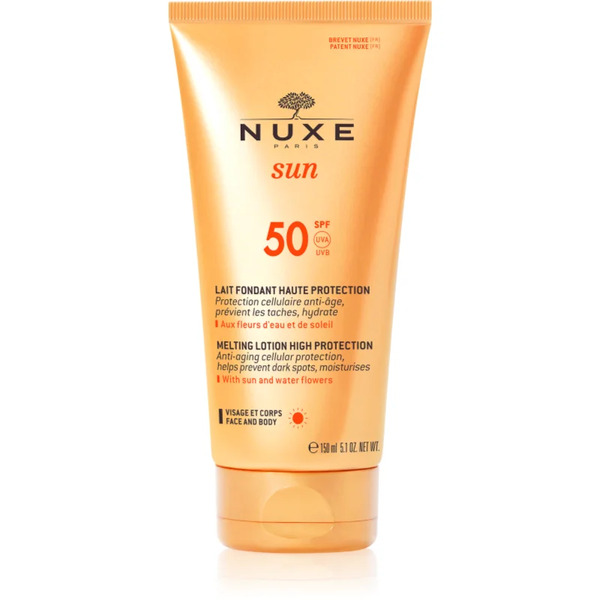  Nuxe Sun Melting Lotion High Protection Protective Sunscreen Lotion Spf 50 150 Ml 
