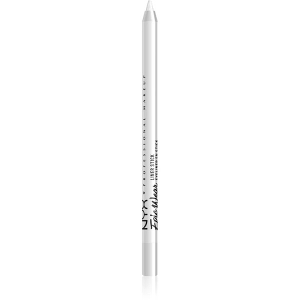  Nyx Professional Makeup Epic Wear Liner Stick Waterproof Eyeliner Pencil Shade 09 - Pure White 1.2 G 
