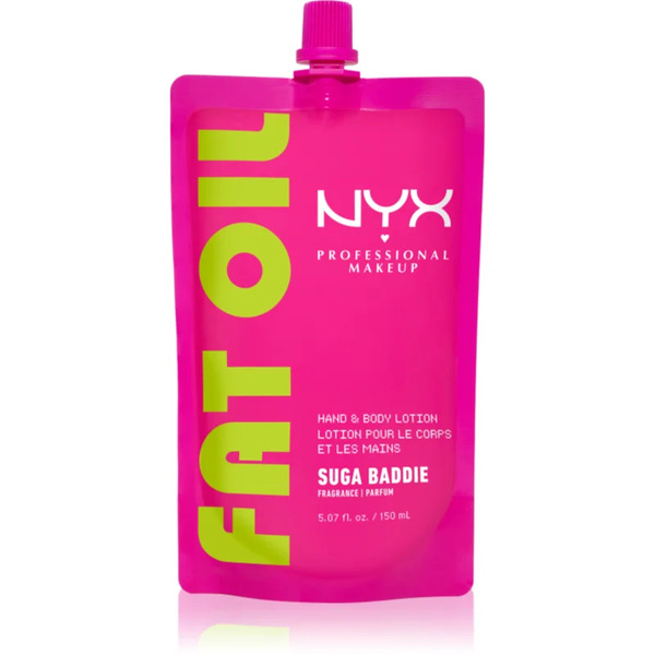  Nyx Professional Makeup Fat Oil Body Moisturising Lotion For Hands And Body With Aroma Suga Baddie 150 Ml 