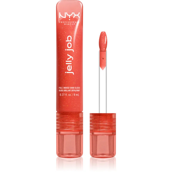  Nyx Professional Makeup Jelly Job Sparkle Lip Gloss With Magnifying Effect Shade Jelly Squeeze 7.5 Ml 