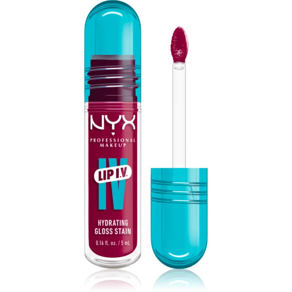  Nyx Professional Makeup Lip Iv Long-lasting Lip Gloss With Moisturising Effect Shade Magenta Mist 5 Ml 