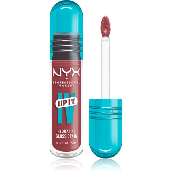  Nyx Professional Makeup Lip Iv Long-lasting Lip Gloss With Moisturising Effect Shade Petal Pourin' 5 Ml 