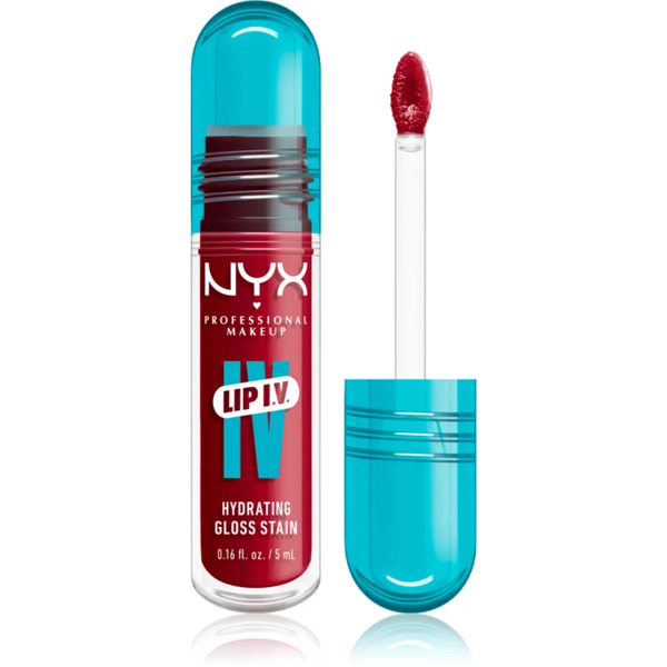  Nyx Professional Makeup Lip Iv Long-lasting Lip Gloss With Moisturising Effect Shade 11 - Redy Set Wet 5 Ml 