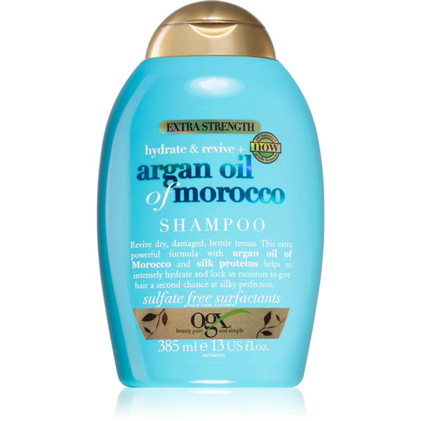  Ogx Argan Oil Of Morocco Extra Strenght Regenerating Shampoo For Severely Damaged And Brittle Hair 385 Ml 