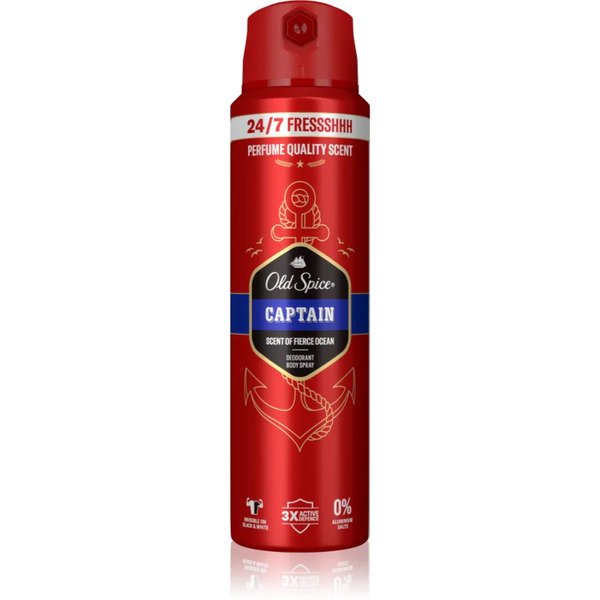  Old Spice Captain Deodorant Spray 200 Ml 