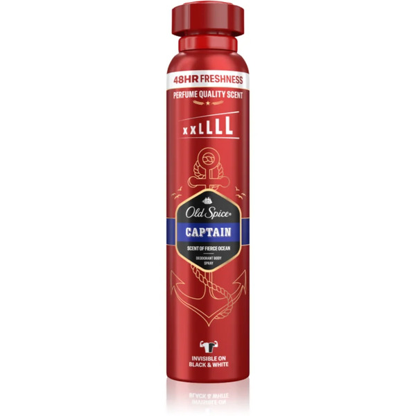  Old Spice Captain Deodorant Spray 250 Ml 
