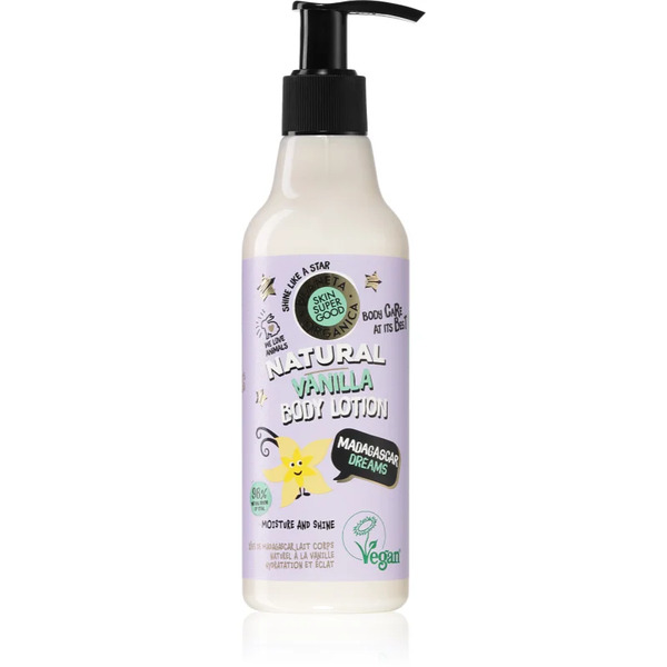  Organic Shop Skin Super Good Madagascar Dreams Illuminating And Moisturising Milky Lotion With Vanilla 250 Ml 
