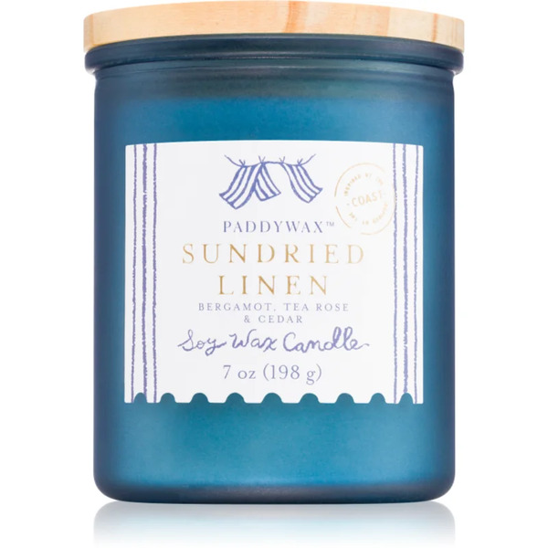  Paddywax Coastal Sundried Linen Scented Candle 198 G 