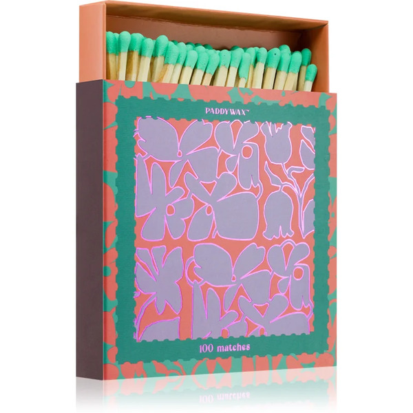  Paddywax Jumbo Boxed Abstract Floral Matches 1 Pc 