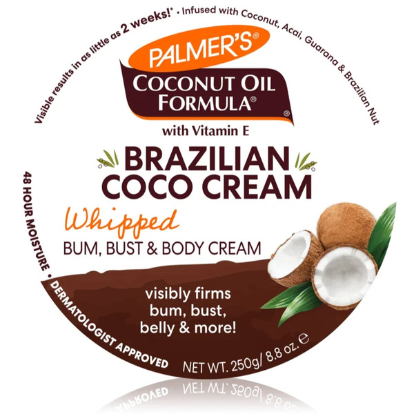  Palmer’s Coconut Oil Formula Brazilian Coco Firming Cream For Problem Areas 250 G 