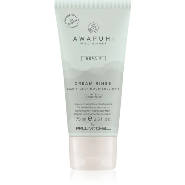  Paul Mitchell Awapuhi Wild Ginger Repair Cream Rinse Nourishing Conditioner For All Hair Types 75 Ml 