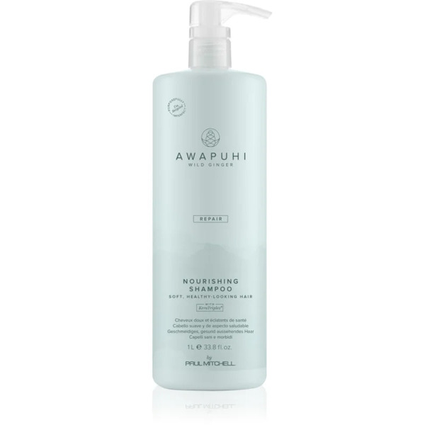  Paul Mitchell Awapuhi Wild Ginger Repair Nourishing Shampoo Nourishing Shampoo For Reconstruction And Hair Strengthening 1000 Ml 