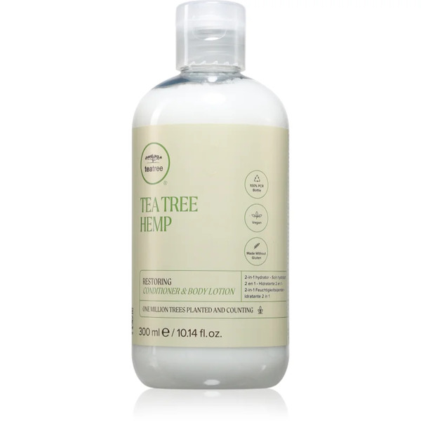  Paul Mitchell Tea Tree Hemp Restoring Conditioner & Body Lotion Conditioner For Hair And Body 300 Ml 