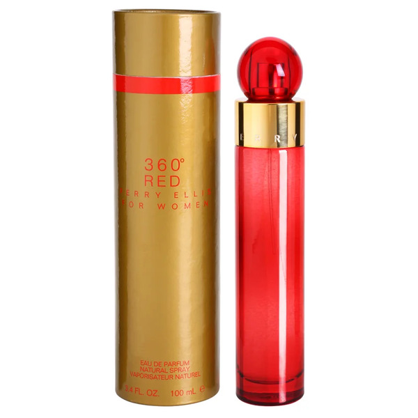  Perry Ellis 360° Red Eau De Parfum For Women 100 Ml 