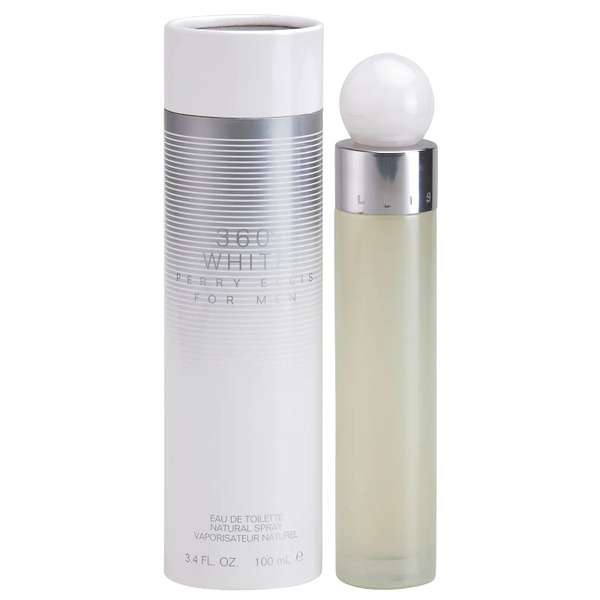  Perry Ellis 360° White Eau De Toilette For Men 100 Ml 