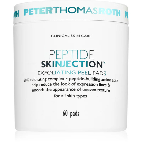  Peter Thomas Roth Peptide Skinjection™ Exfoliating Peel Pads Exfoliating Pads With Smoothing Effect 60 Pc 