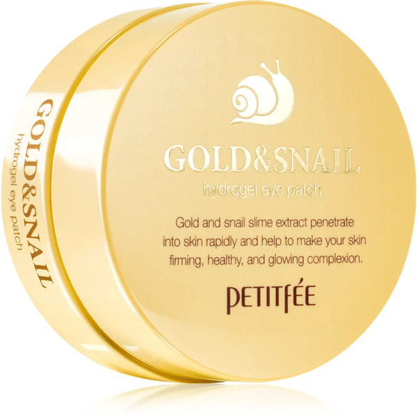  Petitfée Gold & Snail Hydrogel Eye Mask With Snail Extract 60 Pc 