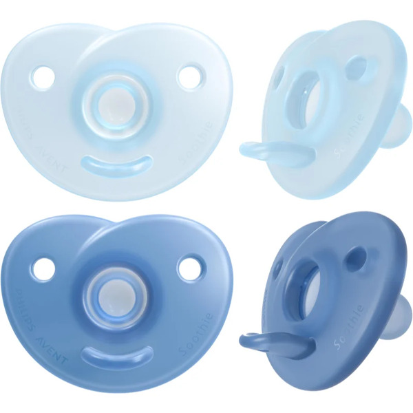  Philips Avent Soothie Scf099/26 0-6 M Dummy Boy 2 Pc 