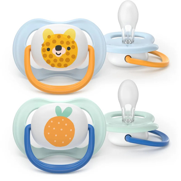  Philips Avent Ultra Air Scf080/23 0-6 M Dummy Boy 2 Pc 