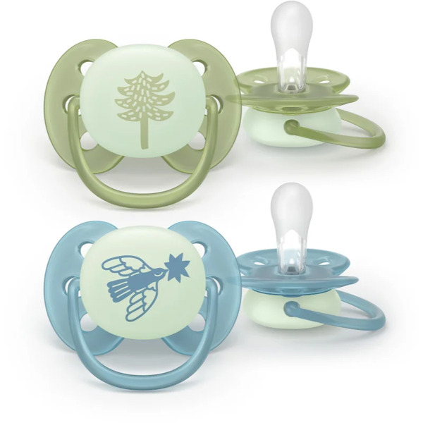  Philips Avent Ultrasoft Night Scf094/05 18+m Dummy Neutral 2 Pc 