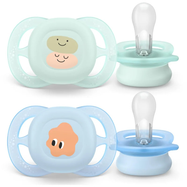  Philips Avent Ultrastart Scf075/14 0-2 M Dummy Boy 2 Pc 