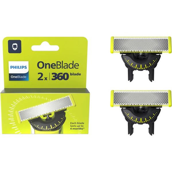  Philips Oneblade 360 Qp420/50 Replacement Blades For Oneblade 360 2 Pc 