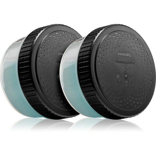  Philips Quick Clean Pod Cc12/50 Cleansing Dock Cartridges 2 Pc 