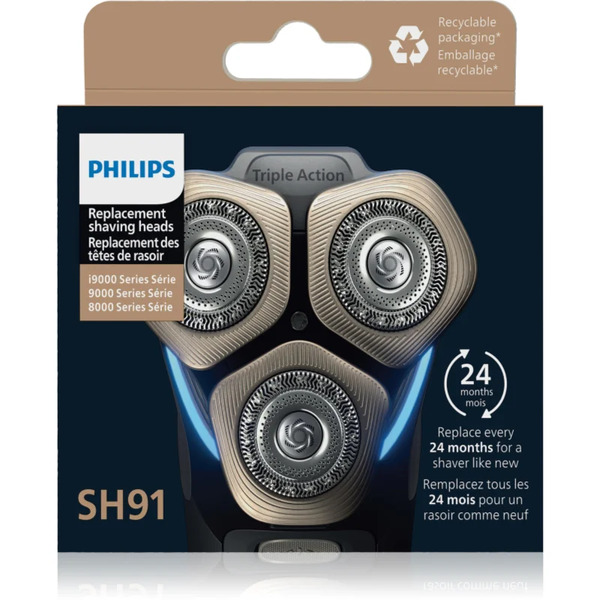  Philips Series 9000 Sh91/50 Replacement Shaver Heads 1 Pc 