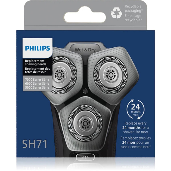  Philips 5000/7000 Series Sh71/50 Replacement Shaver Heads Sh71/50 1 Pc 