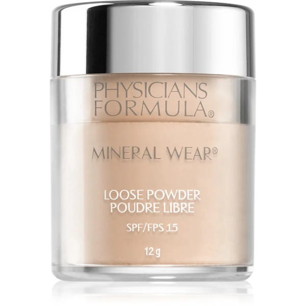  Physicians Formula Mineral Wear® Diamond Loose Powder Loose Mineral Powder Foundation Shade Translucent Light 12 G 