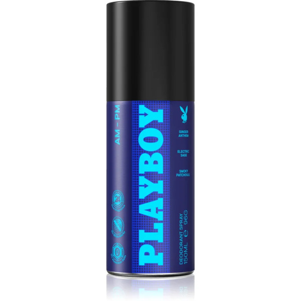  Playboy Am - Pm Deodorant For Men 150 Ml 