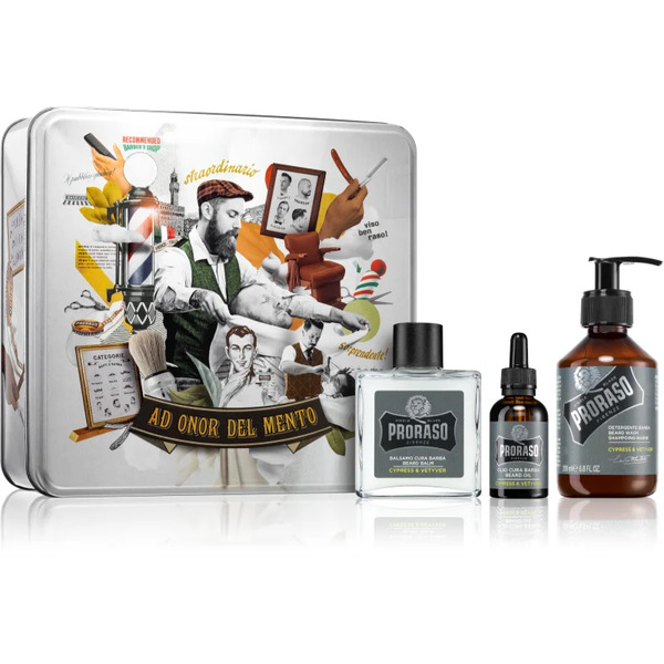  Proraso Cypress & Vetyver Set For Beard 