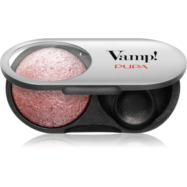  Pupa Milano Vamp! Radiant Baked Eyeshadow Long-lasting Shimmer Eyeshadow Shade 105 Eden Rose - Wet & Dry 1 G 