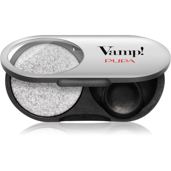  Pupa Milano Vamp! Radiant Baked Eyeshadow Long-lasting Shimmer Eyeshadow Shade 302 Pure Silver - Metallic 1 G 