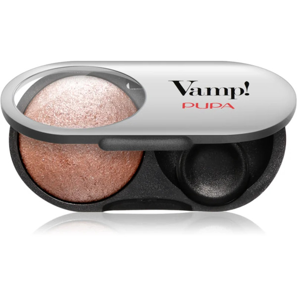  Pupa Milano Vamp! Radiant Baked Eyeshadow Long-lasting Shimmer Eyeshadow Shade 402 Rose Gold - Wet & Dry 1 G 
