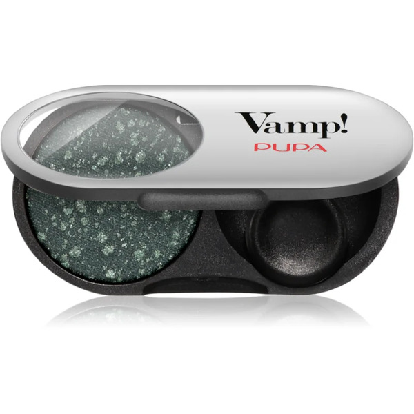  Pupa Milano Vamp! Radiant Baked Eyeshadow Long-lasting Shimmer Eyeshadow Shade 304 Woodland Green - Gems 1 G 