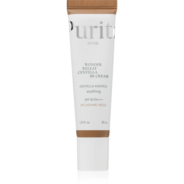  Purito Wonder Releaf Centella Bb Cream Brightening Bb Cream With Soothing Effect Shade 29 Caramel Beige 30 Ml 