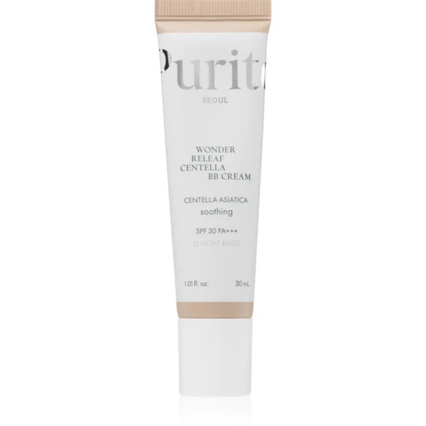  Purito Wonder Releaf Centella Bb Cream Brightening Bb Cream With Soothing Effect Shade 21 Light Beige 30 Ml 