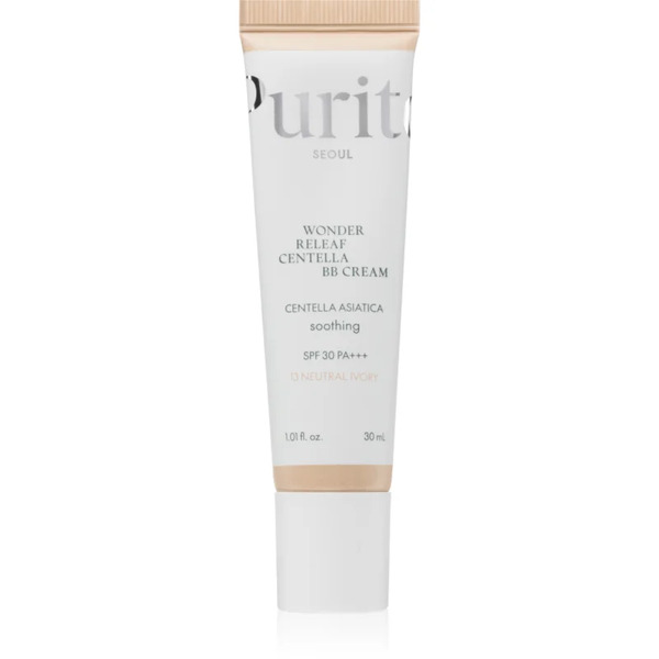  Purito Wonder Releaf Centella Bb Cream Brightening Bb Cream With Soothing Effect Shade 13 Neutral Ivory 30 Ml 