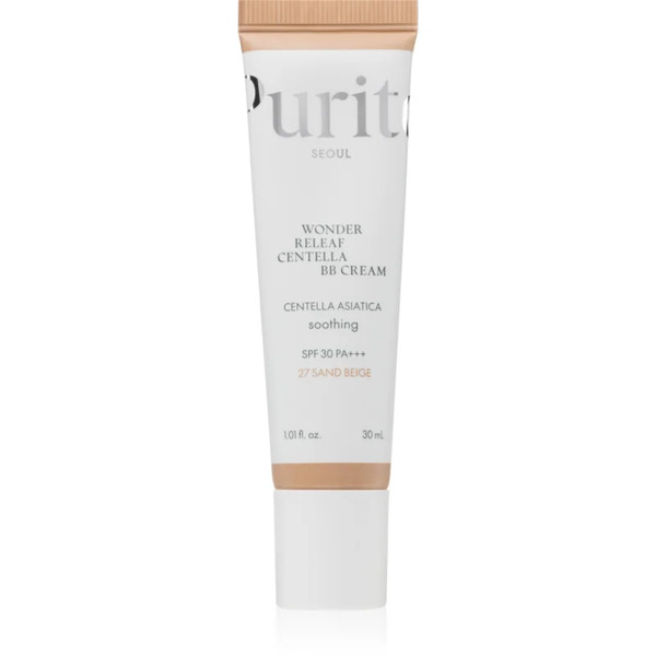  Purito Wonder Releaf Centella Bb Cream Brightening Bb Cream With Soothing Effect Shade 27 Sand Beige 30 Ml 