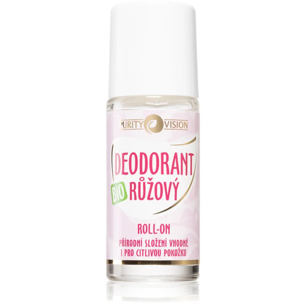  Purity Vision Bio Roll-on Deodorant With Rose Water 50 Ml 