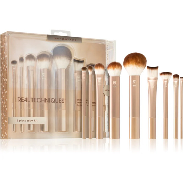  Real Techniques Au Naturale Brush Set 9 Pc 